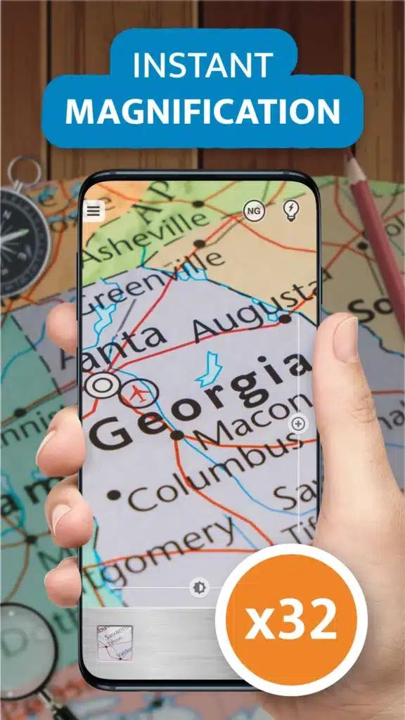 تحميل تطبيق Magnifier Plus with Flashlight لتحويل هاتفك الذكي إلى عدسة مكبرة