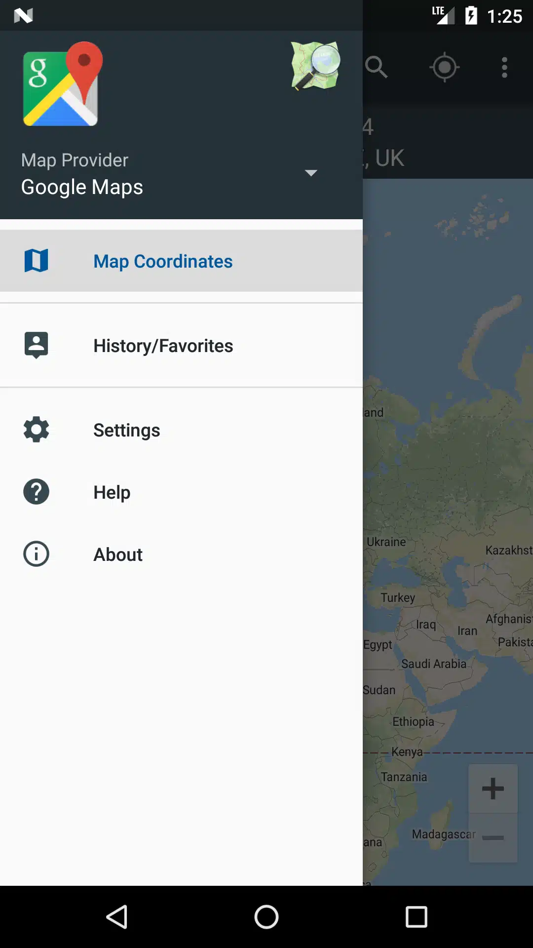 تحميل تطبيق Map Coordinates تحديد وتحويل ومشاركة إحداثيات المواقع الجغرافية (1)