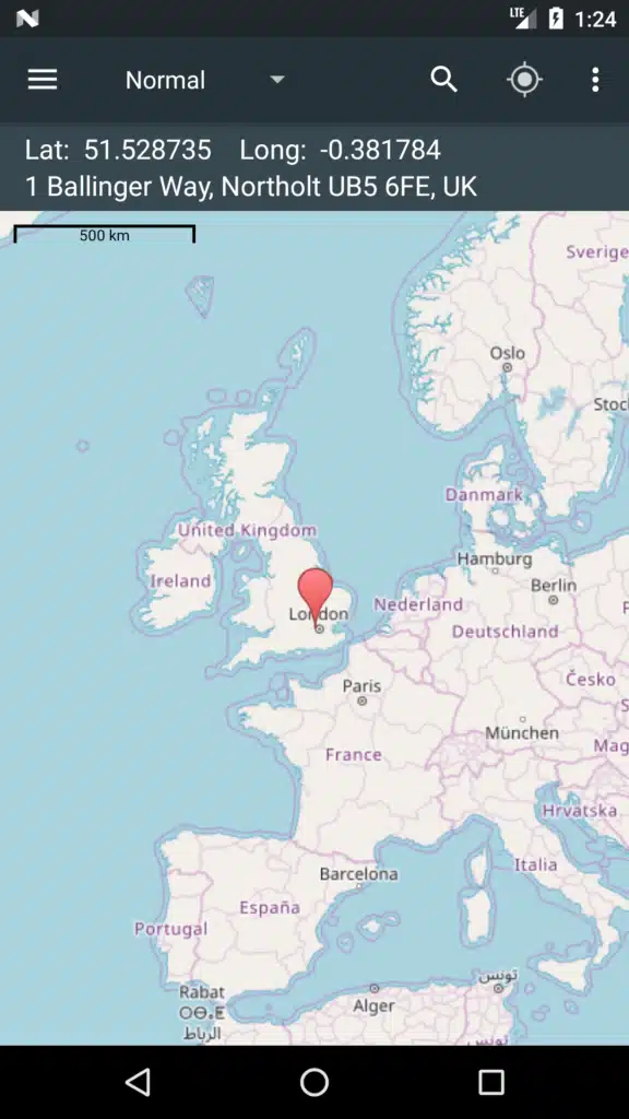 تحميل تطبيق Map Coordinates تحديد وتحويل ومشاركة إحداثيات المواقع الجغرافية