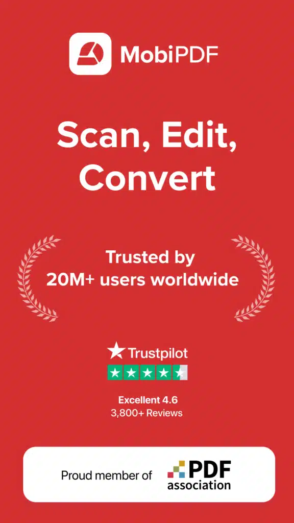 تحميل تطبيق MobiPDF PDF Editor & Scanner إدارة وتحويل وعرض متكاملة لملفات PDF