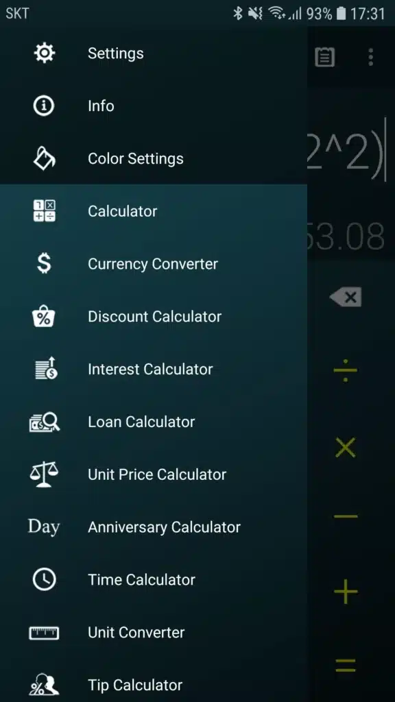 تحميل تطبيق Multi Calculator الة حاسبة قياسية وعلمية