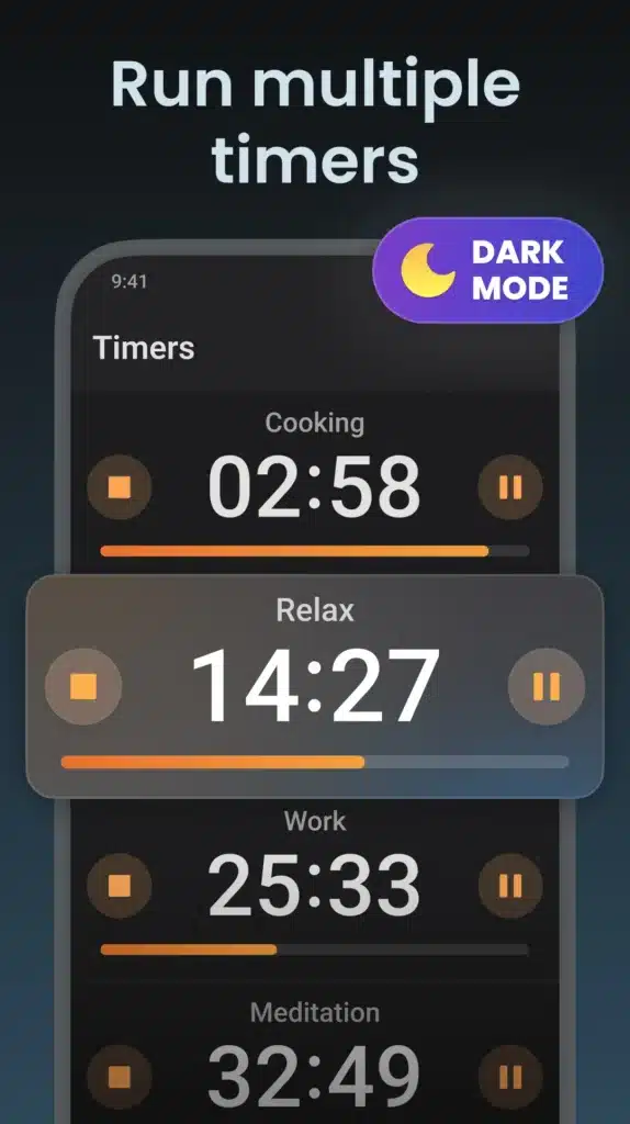 تحميل تطبيق Multi Timer Timer + Stopwatch لإدارة مؤقتات متعددة