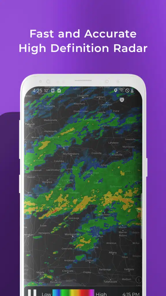 تحميل تطبيق MyRadar Weather Radar لعرض بيانات الرادار الجوي