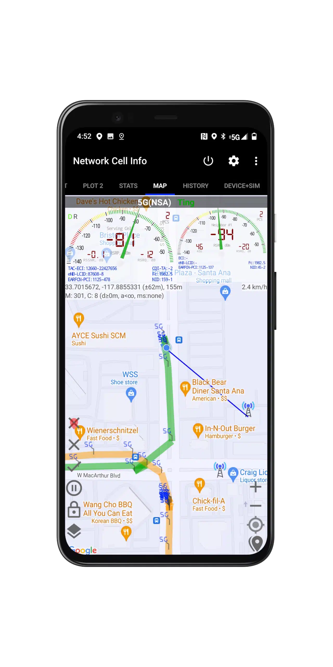 تحميل تطبيق Network Cell Info & Wifi لمراقبة وتحليل شبكات الهاتف المحمول