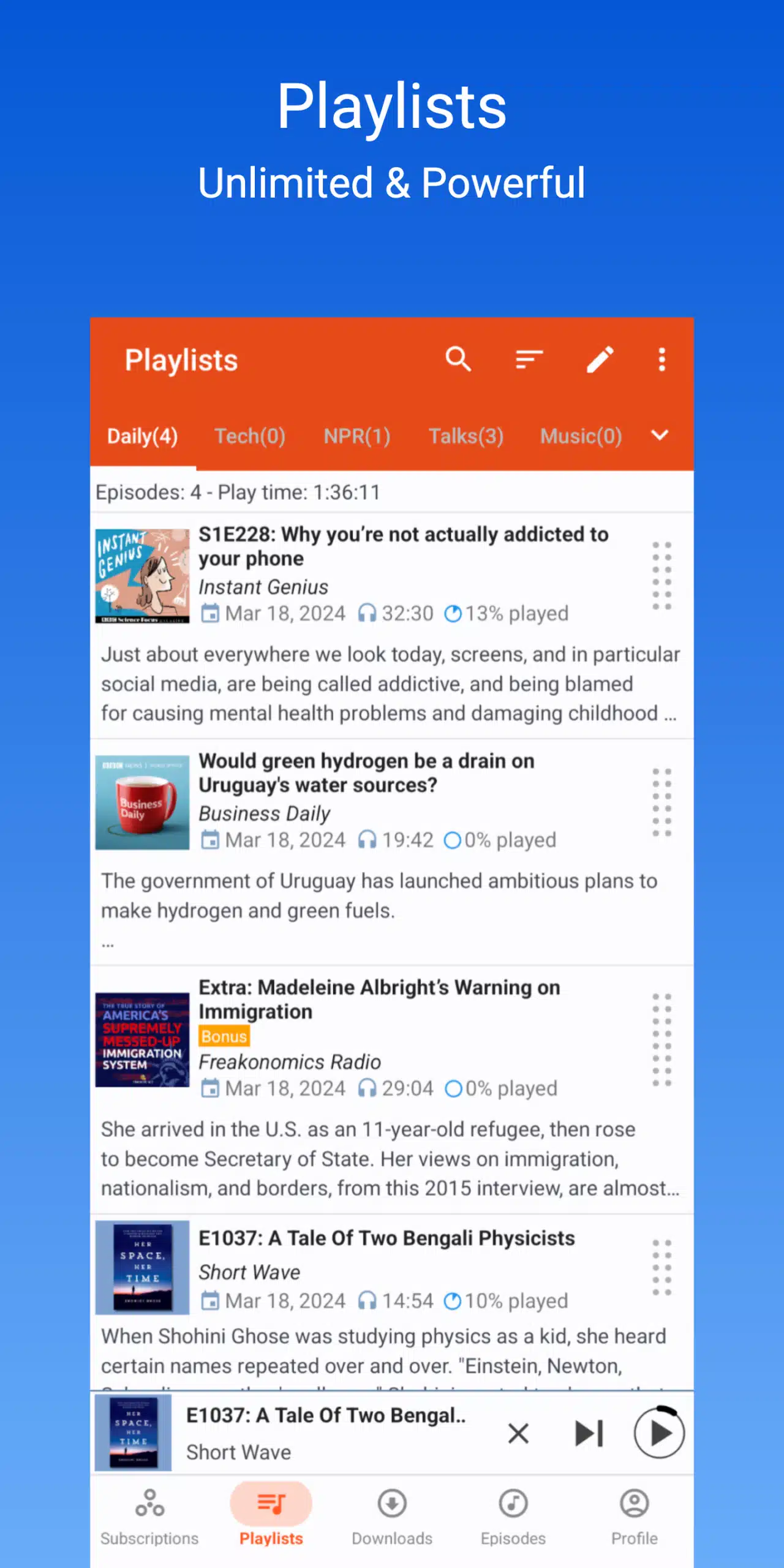 تحميل تطبيق Podcast Republic - Podcast app مشغل بودكاست شامل
