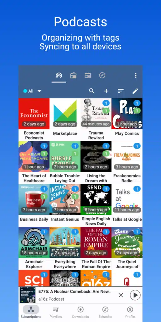 تحميل تطبيق Podcast Republic - Podcast app مشغل بودكاست شامل