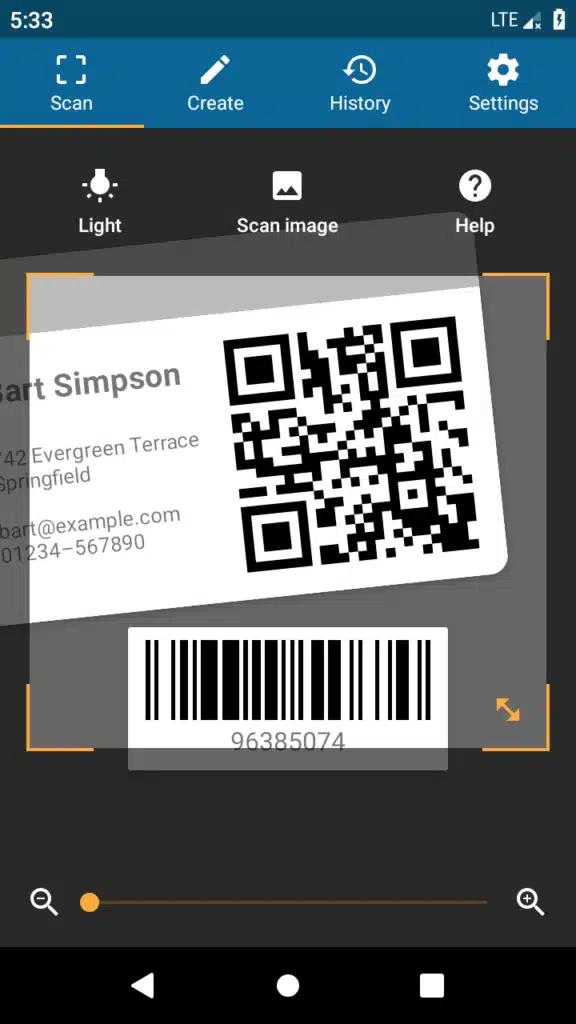 تحميل تطبيق QRbot QR & barcode reader قارئ ومولّد رموز QR وباركود