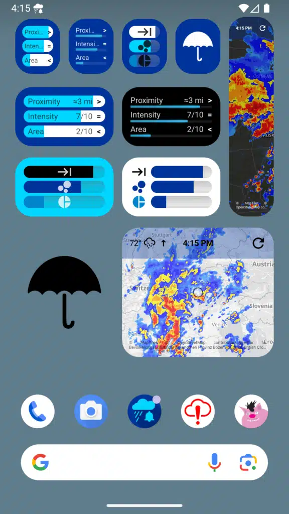 تحميل تطبيق Rain Alarm للإنذار المبكر بهطول الأمطار والثلوج