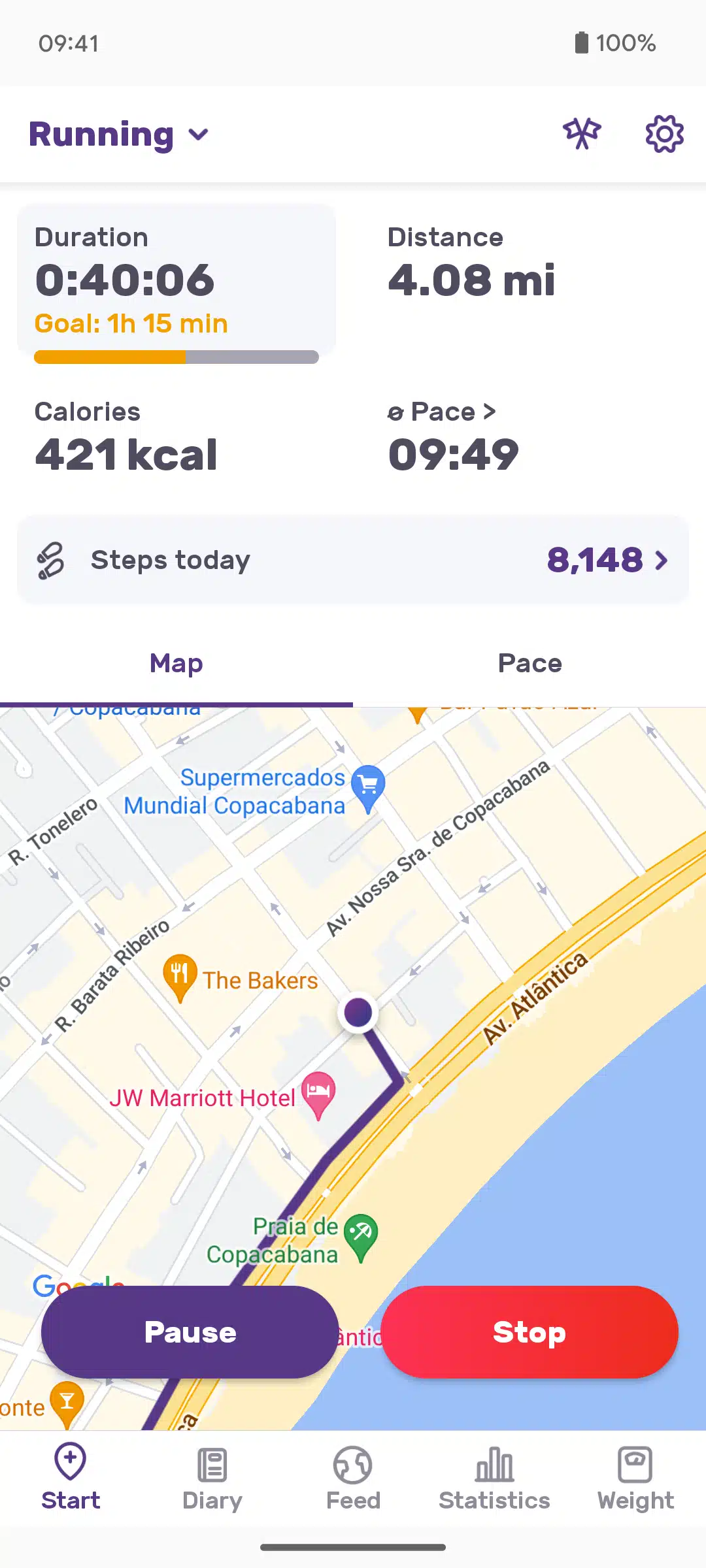 تحميل تطبيق Running Tracker App - FITAPP للياقة البدنية