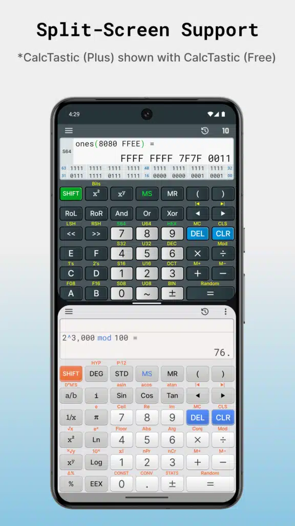 تحميل تطبيق Scientific Calculator Plus آلة حاسبة علمية