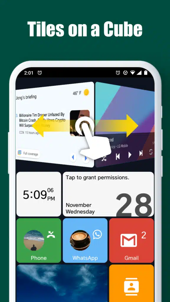 تحميل تطبيق Square Home لواجهة المستخدم الرئيسية لهاتفك