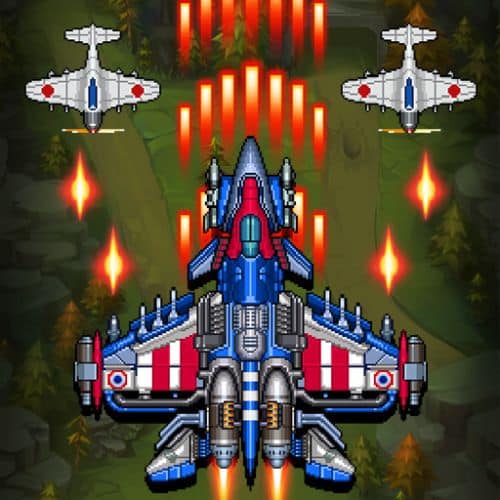 تحميل لعبة 1945 Air Force MOD لعبة حرب الطائرات
