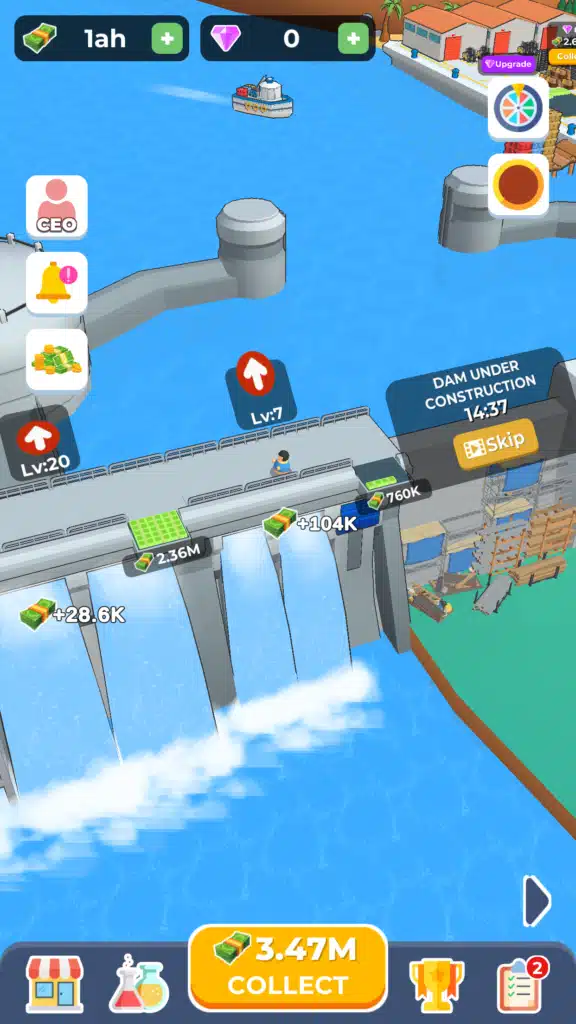 تحميل لعبة Dam Builder للبناء و ادارة القرية