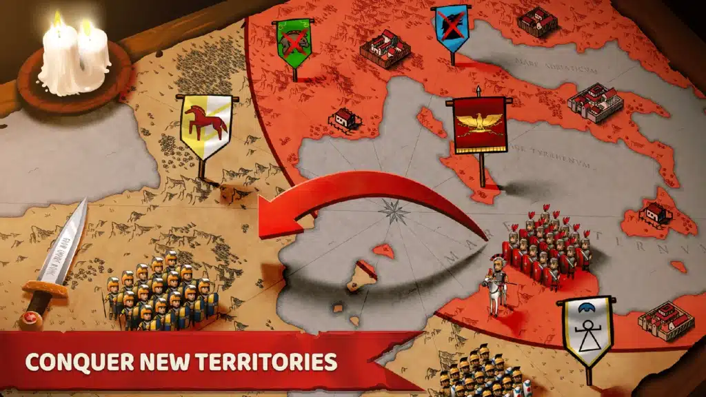 تحميل لعبة Grow Empire Rome لعبة الحروب الاستراتيجية