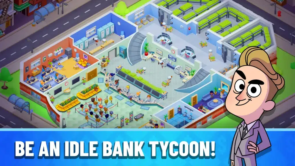 تحميل لعبة Idle Bank Tycoon لعبة ادارة البنوك