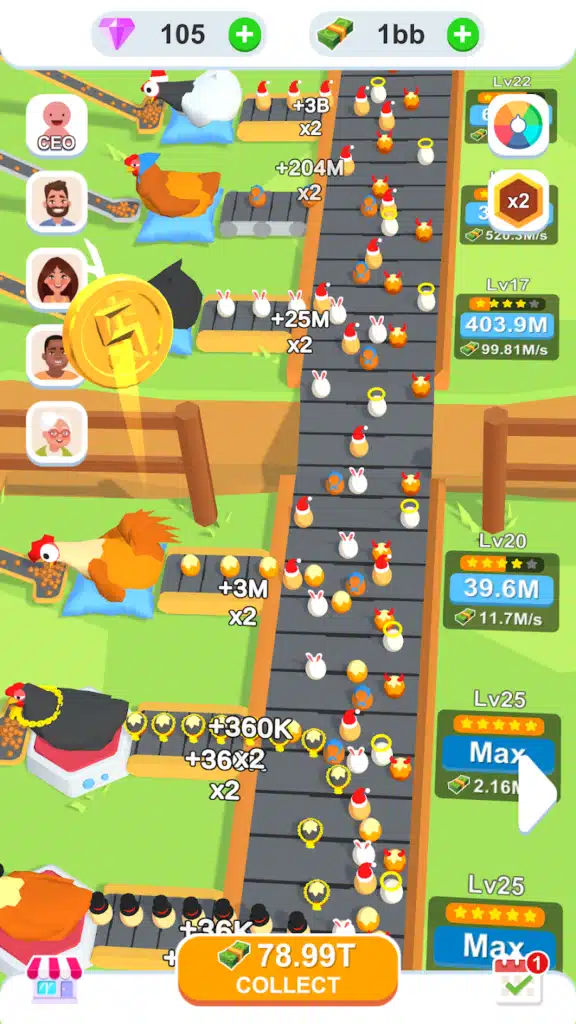 تحميل لعبة Idle Egg Factory MOD لعبة مصنع البيض للاندرويد
