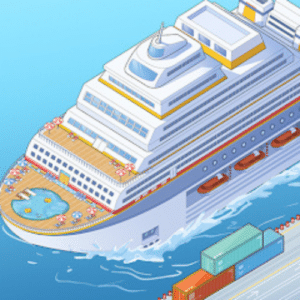 تحميل لعبة My Cruise MOD لعبة محاكاة سفن