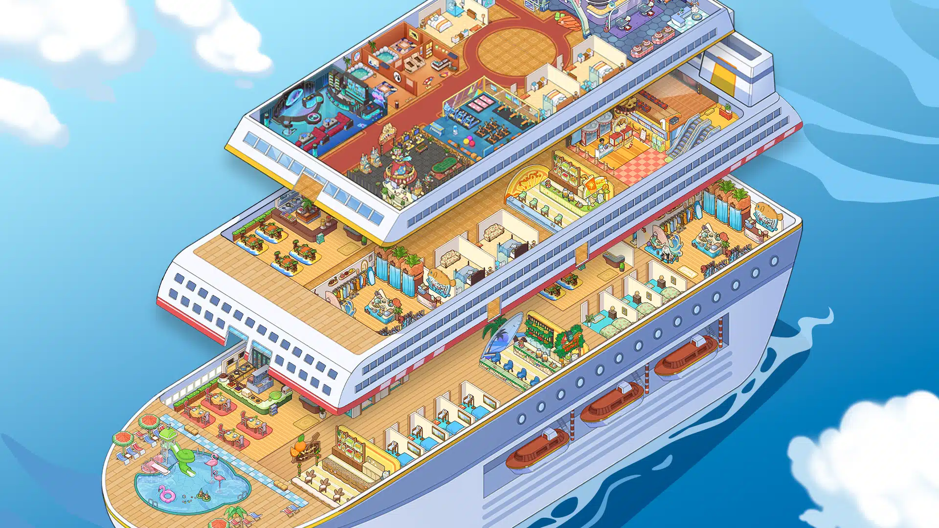 تحميل لعبة My Cruise MOD لعبة محاكاة سفن