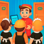 تحميل لعبة My Perfect Hotel MOD لعبة إدارة فندق