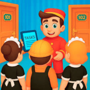 تحميل لعبة My Perfect Hotel MOD لعبة إدارة فندق