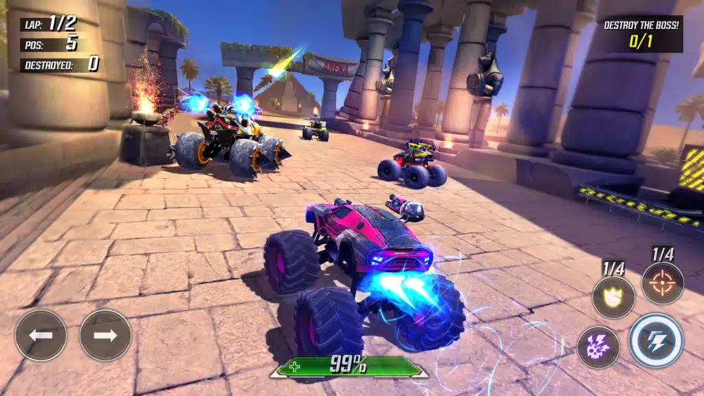 تحميل لعبة RACE Rocket Arena Car Extreme لعبة السباقات