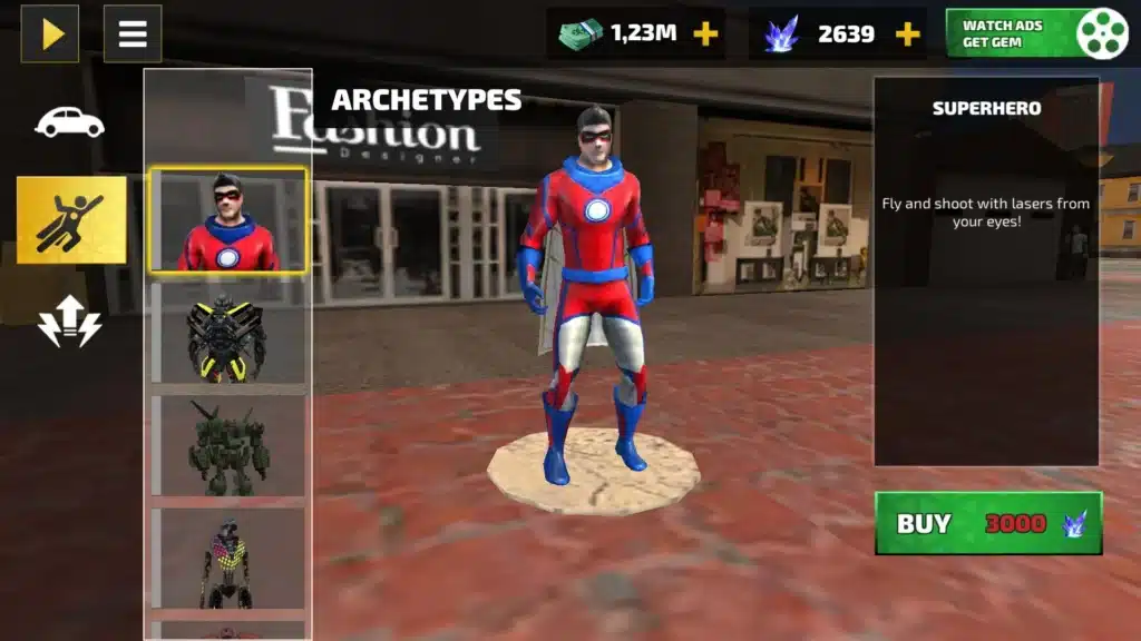 تحميل لعبة Rope Hero Vice Town MOD | البطل الأزرق 2025