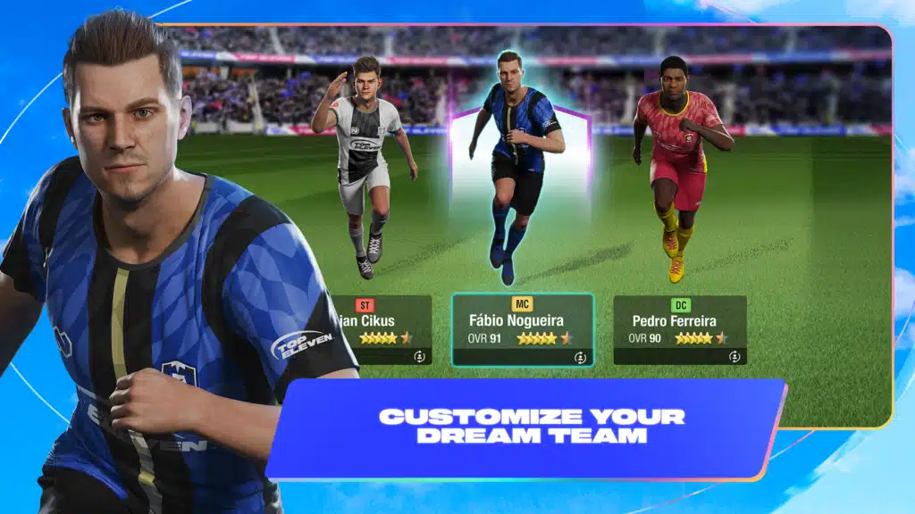 تحميل لعبة Top Eleven Be a Soccer Manager لعبة كرة القدم
