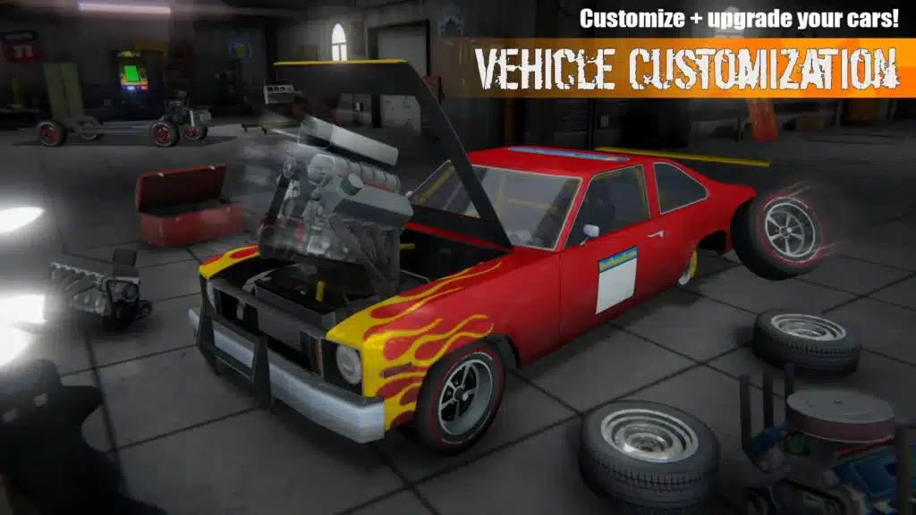 تحميل لعبة demolition derby 3 mod السباق للاندرويد