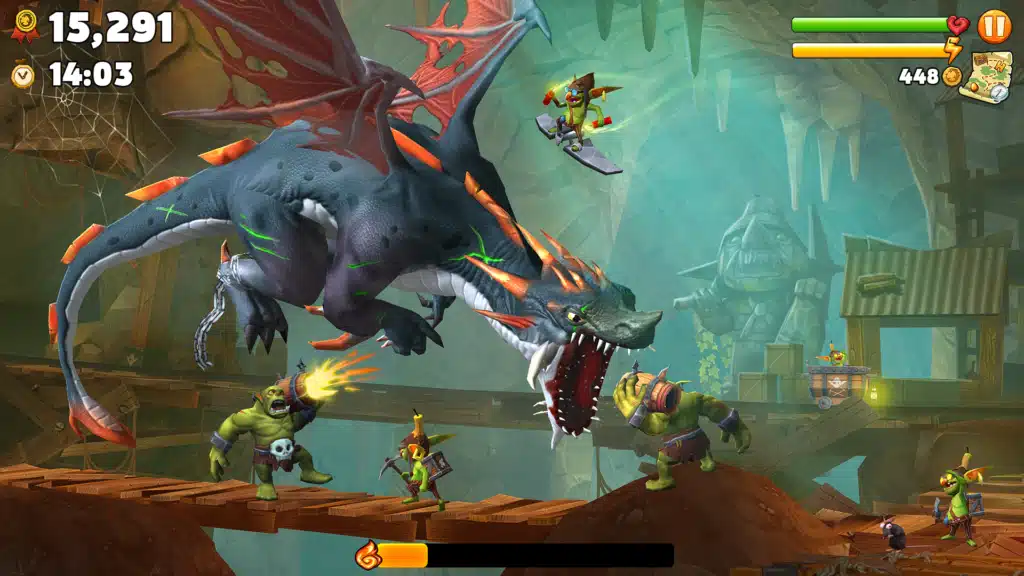 تحميل لعبة hungry dragon mod التنانين للاندرويد