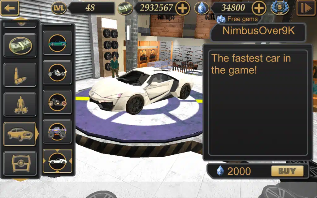 تحميل لعبة vegas simulator 2 mod العصابات للاندرويد