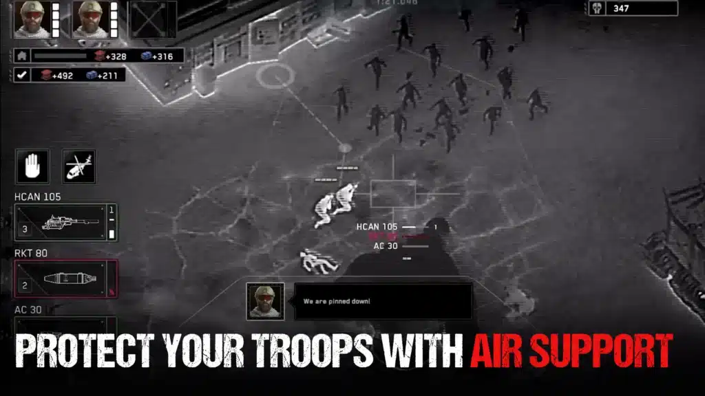 تحميل لعبة zombie gunship survival mod الاكشن والمغامرات