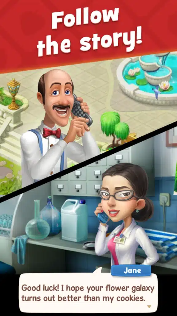 تحميل لعبه gardenscapes للتسليه والترفيه