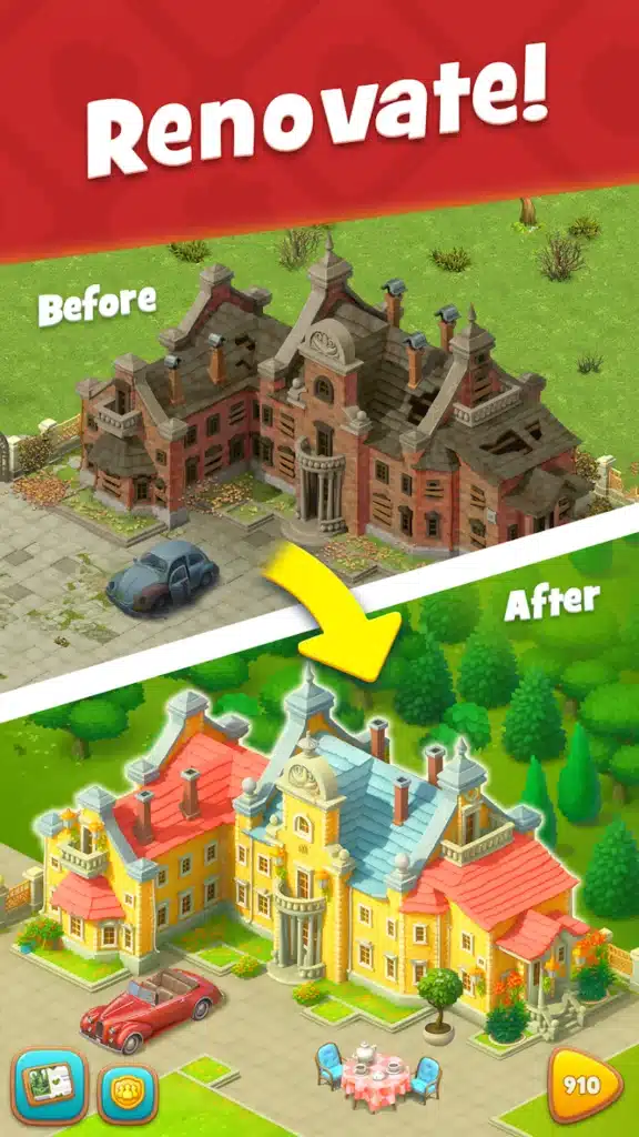 تحميل لعبه gardenscapes للتسليه والترفيه