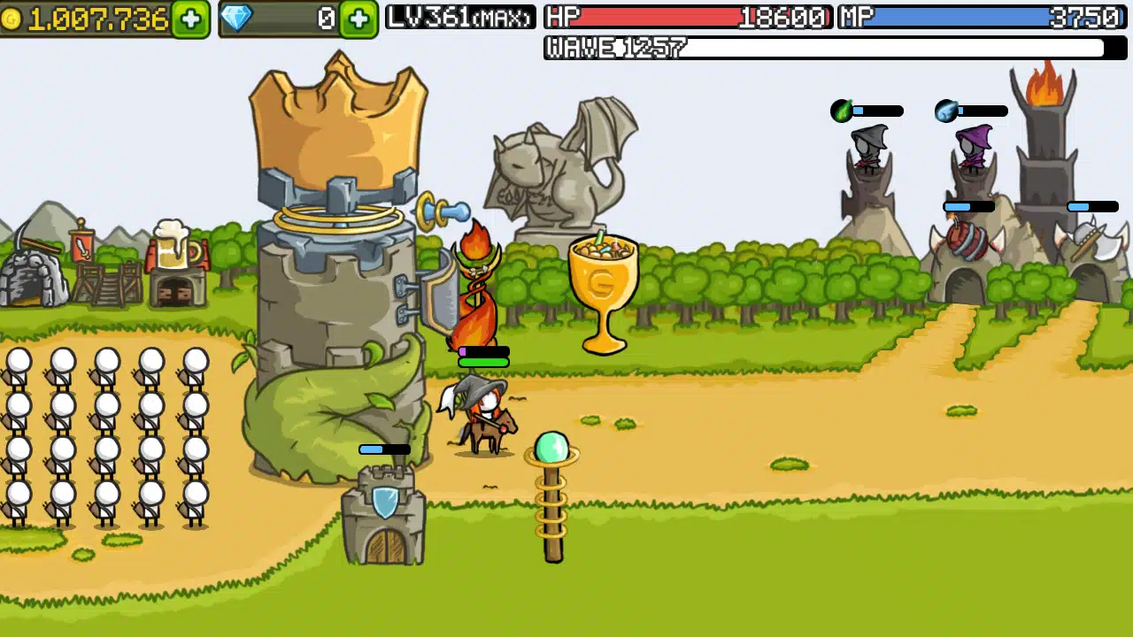 تحميل لعبه grow castle mod للاندرويد (1)