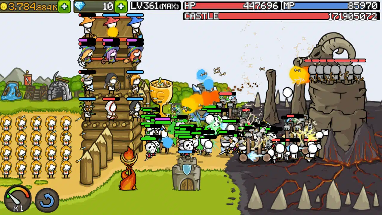 تحميل لعبه grow castle mod | للاندرويد