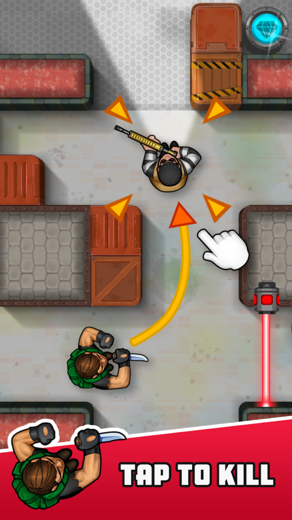 تحميل لعبه hunter assassin mod الاكشن للاندرويد