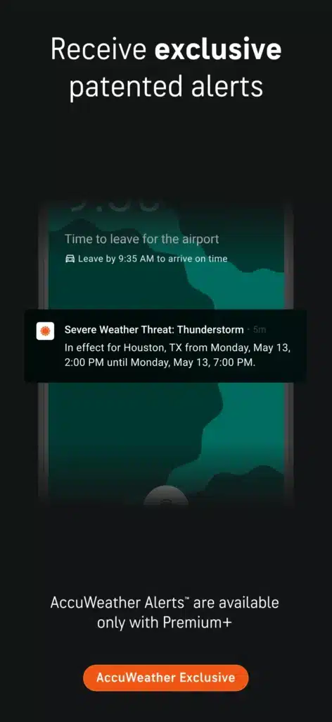 تحميل برنامج AccuWeather Weather Radar لمعرفة الطقس
