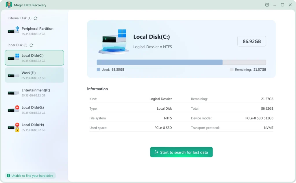 تحميل برنامج Amagicsoft Magic Data Recovery Technician استرجاع الملفات المحذوفة