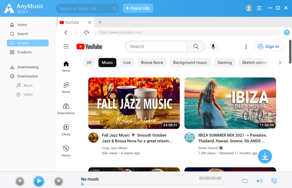 تحميل برنامج AmoyShare AnyMusic لتحميل وتشغيل الموسيقى والفيديوهات