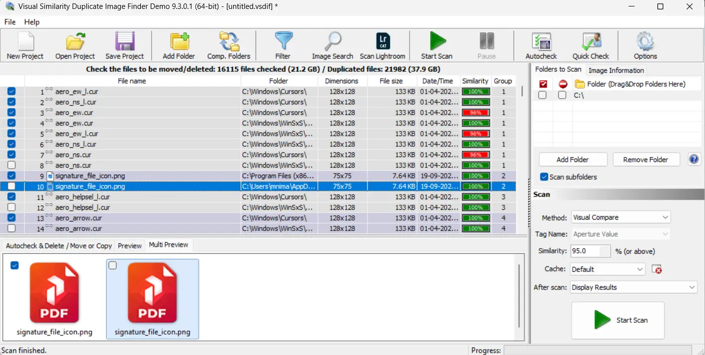 تحميل برنامج BytesMorph Duplicate Image Finder للكشف عن الصور المكررة وإزالتها (2)