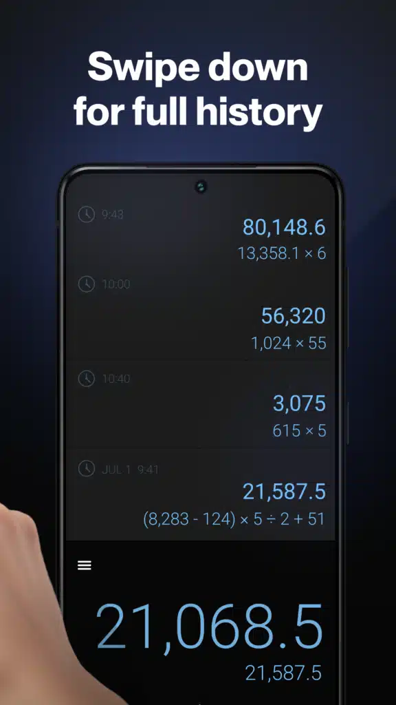 تحميل برنامج CALCU Stylish Basic Calculator آلة حاسبة ذكية
