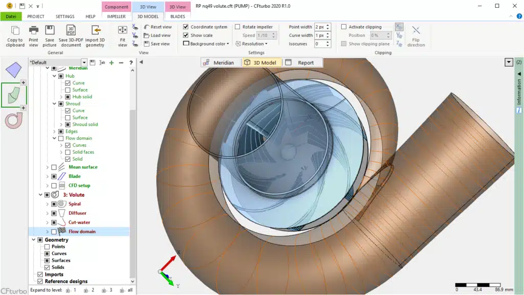 تحميل برنامج CFTurbo لتصميم وتطوير مكونات التوربو ماشينري