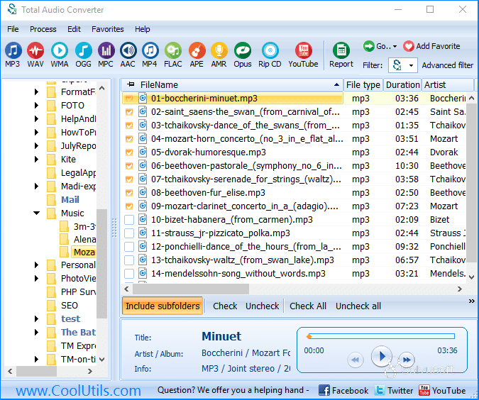 تحميل برنامج CoolUtils Total Audio Converter لتحويل الملفات الصوتية