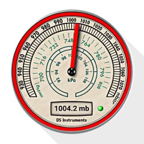 تحميل برنامج DS Barometer & Altimeter لمراقبة الضغط الجوي والارتفاع