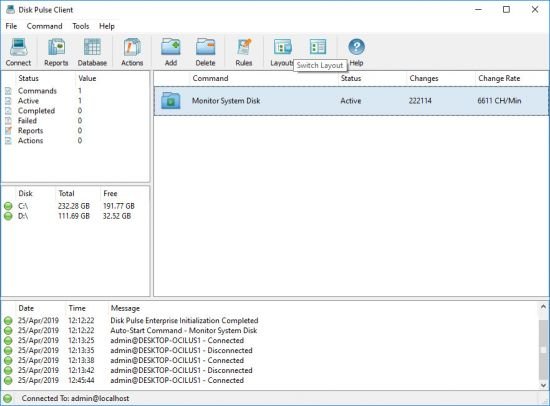 تحميل برنامج Disk Pulse لمراقبة التغييرات في نظام الملفات