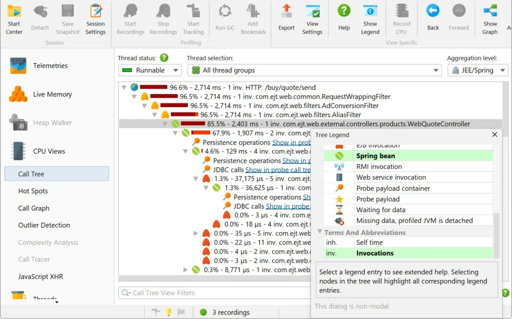 تحميل برنامج EJ Technologies JProfiler لتحليل أداء تطبيقات جافا