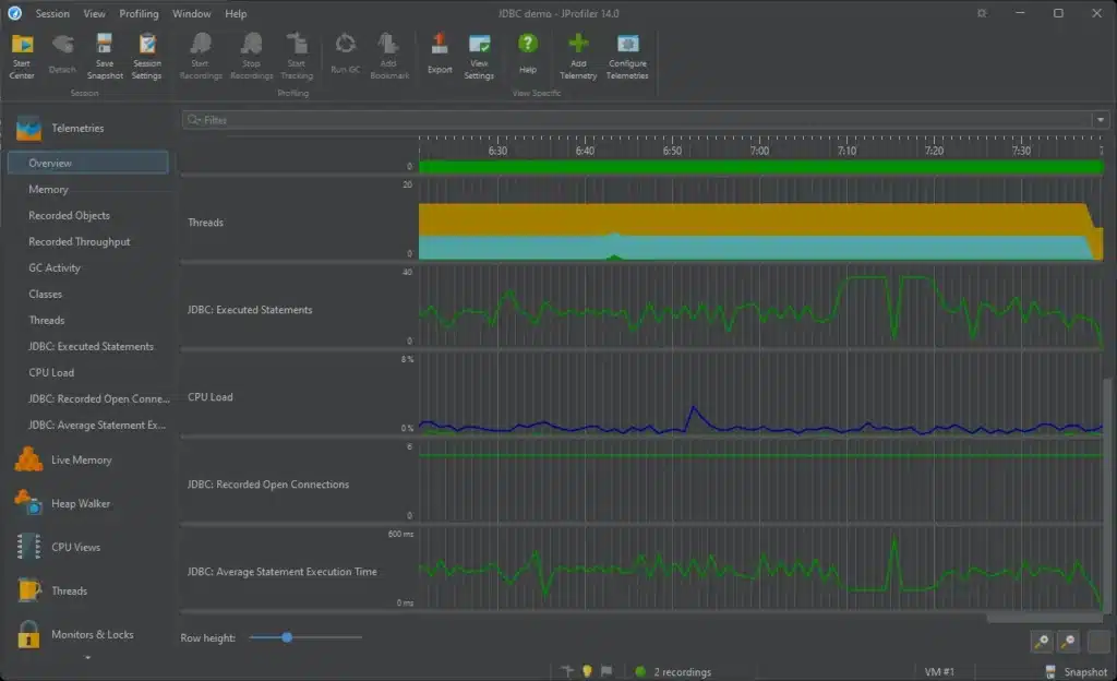 تحميل برنامج EJ Technologies JProfiler لتحليل أداء تطبيقات جافا