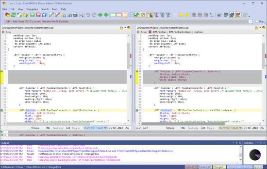 تحميل برنامج ExamDiff Pro Master Edition للمقارنة المرئية الشاملة بين ملفين
