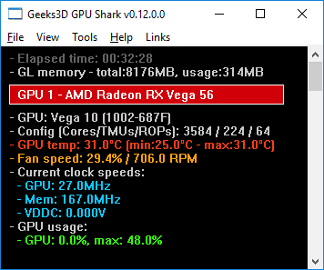 تحميل برنامج GPU Shark لمراقبة وعرض معلومات عن كرت الشاشة