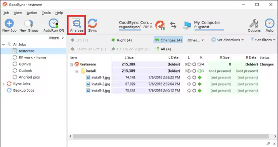 تحميل برنامج GoodSync لإدارة الملفات